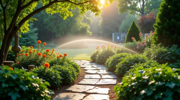 Automatisez l'irrigation résidentielle pour un jardin verdoyant